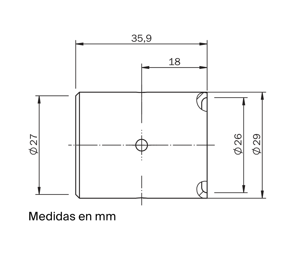 [Klever Portal:8340:941c41e55637] SICK Adaptador soldado D29 - BEF-HA-SHWD29-LFC1