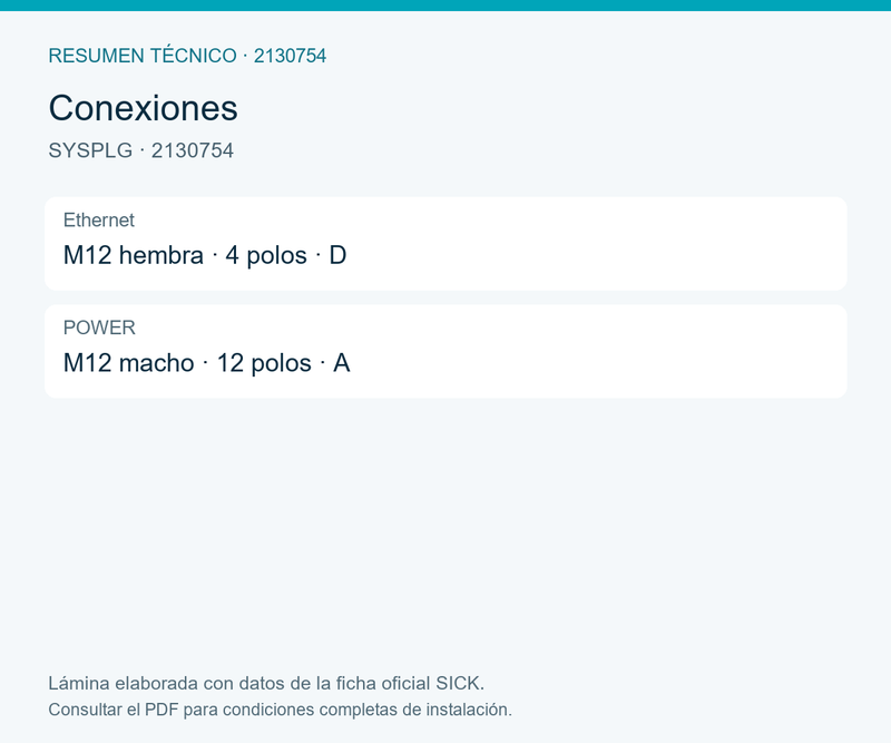 [Klever Portal:8346:3e90d351ce11] SICK Conector de sistema multiScan y picoScan - SYSPLG DCT M12-12 8IO/6IO DCT M12D ETH