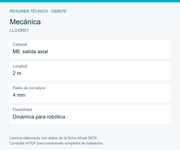 SICK Fibra óptica flexible M6 para palpado - LL3-DR01