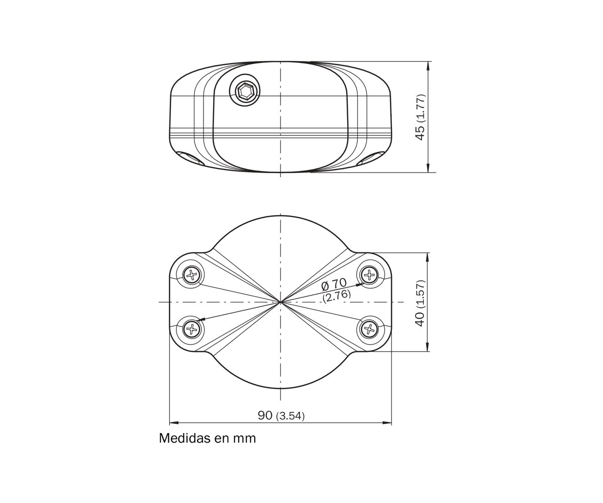 [Klever Portal:8400:034e7918ce60] SICK Rodillo tensor para interruptores de cable - iE110-PTR