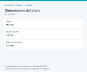 SICK Rodillo tensor para interruptores de cable - iE110-PTR