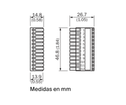 SICK Regleta de conexión de doce polos para OD Precision - TERM.-AOD5