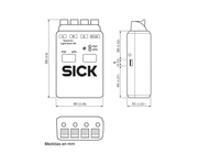SICK Comprobador portátil para sensores PNP y NPN - Caja de pruebas 18 V