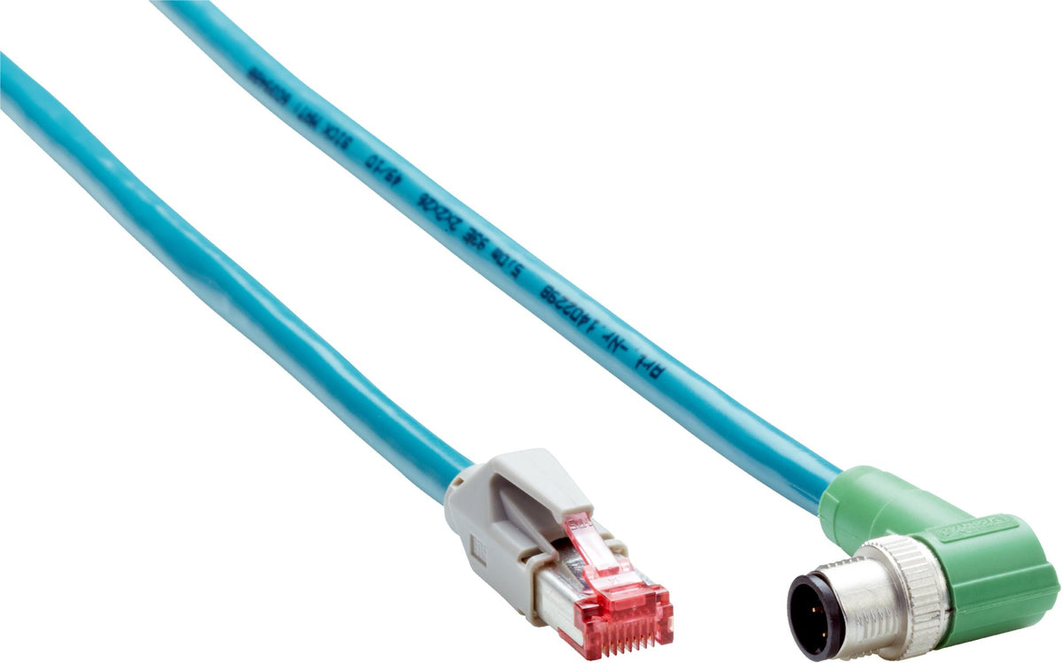[Klever Portal:8494:937e959e8f6e] SICK Cable Ethernet M12 D a RJ45, 5 m - YN2D24-050EB1MRJA4 · Imagen principal