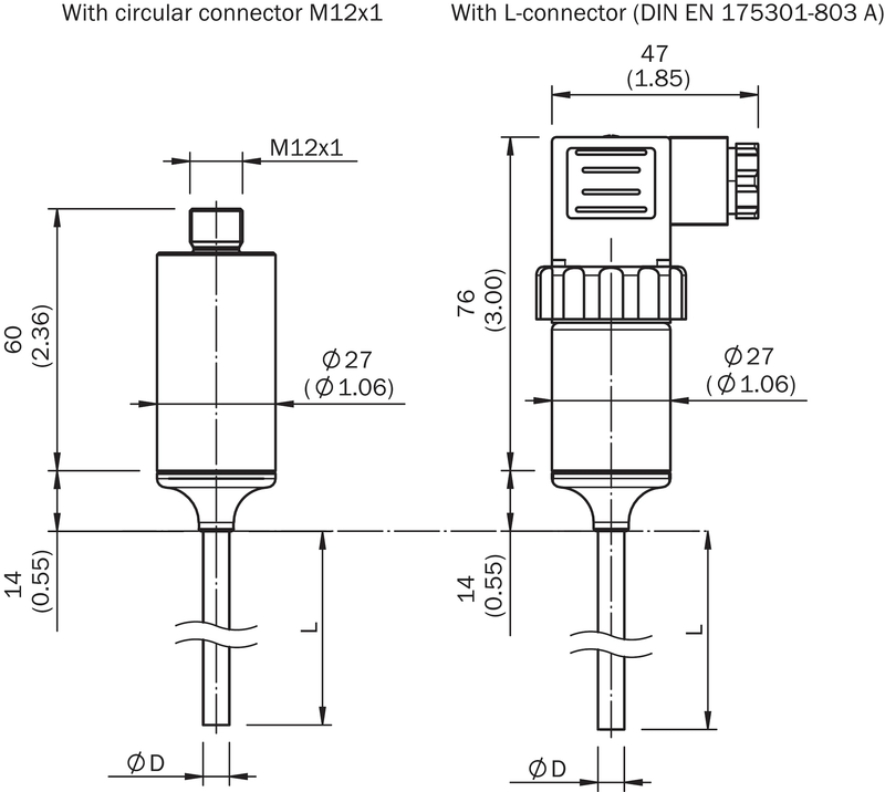 [Klever Portal:8540:1e08f0a6235d] SICK Sensor de temperatura Pt100 de cuatro hilos - TCT-1PAZZ1506MZ