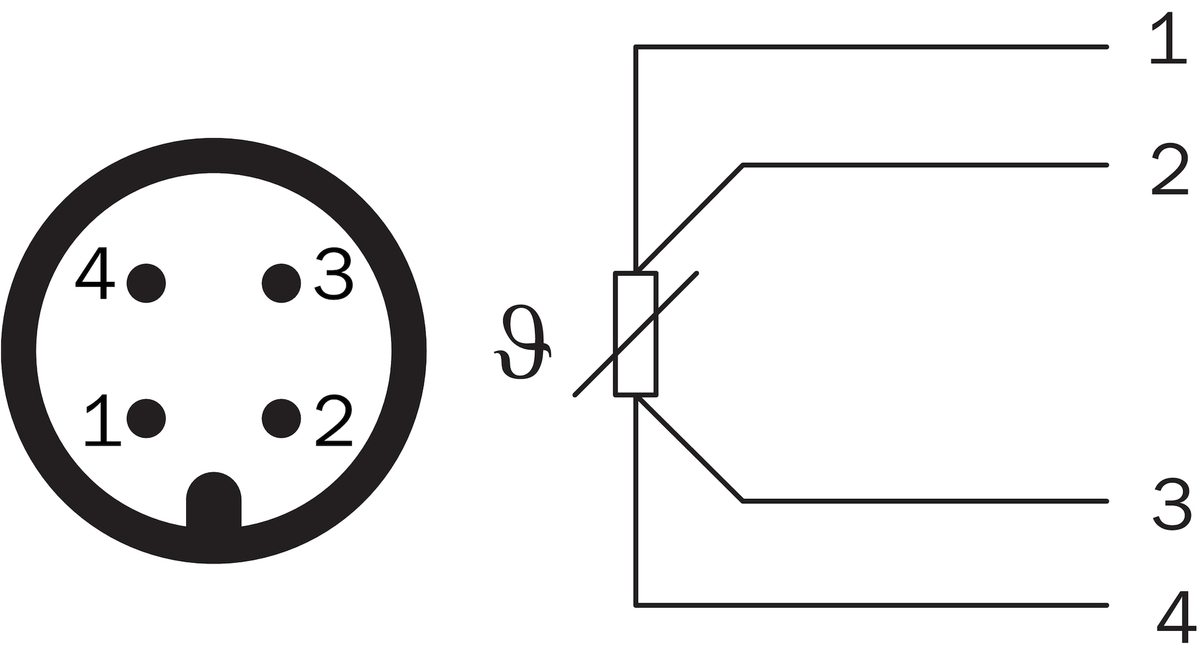 [Klever Portal:8541:e6b7998adab1] SICK Sensor de temperatura Pt100 de cuatro hilos - TCT-1PAZZ1506MZ