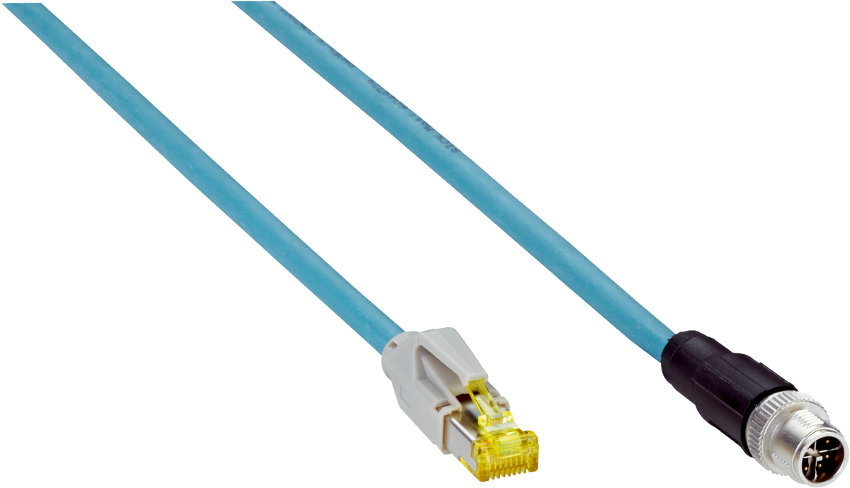 [Klever Portal:8549:358c41568a9e] SICK Cable Ethernet CAT6A M12 X a RJ45, 10 m - YM2X18-100EG2MRJA8 · Imagen principal
