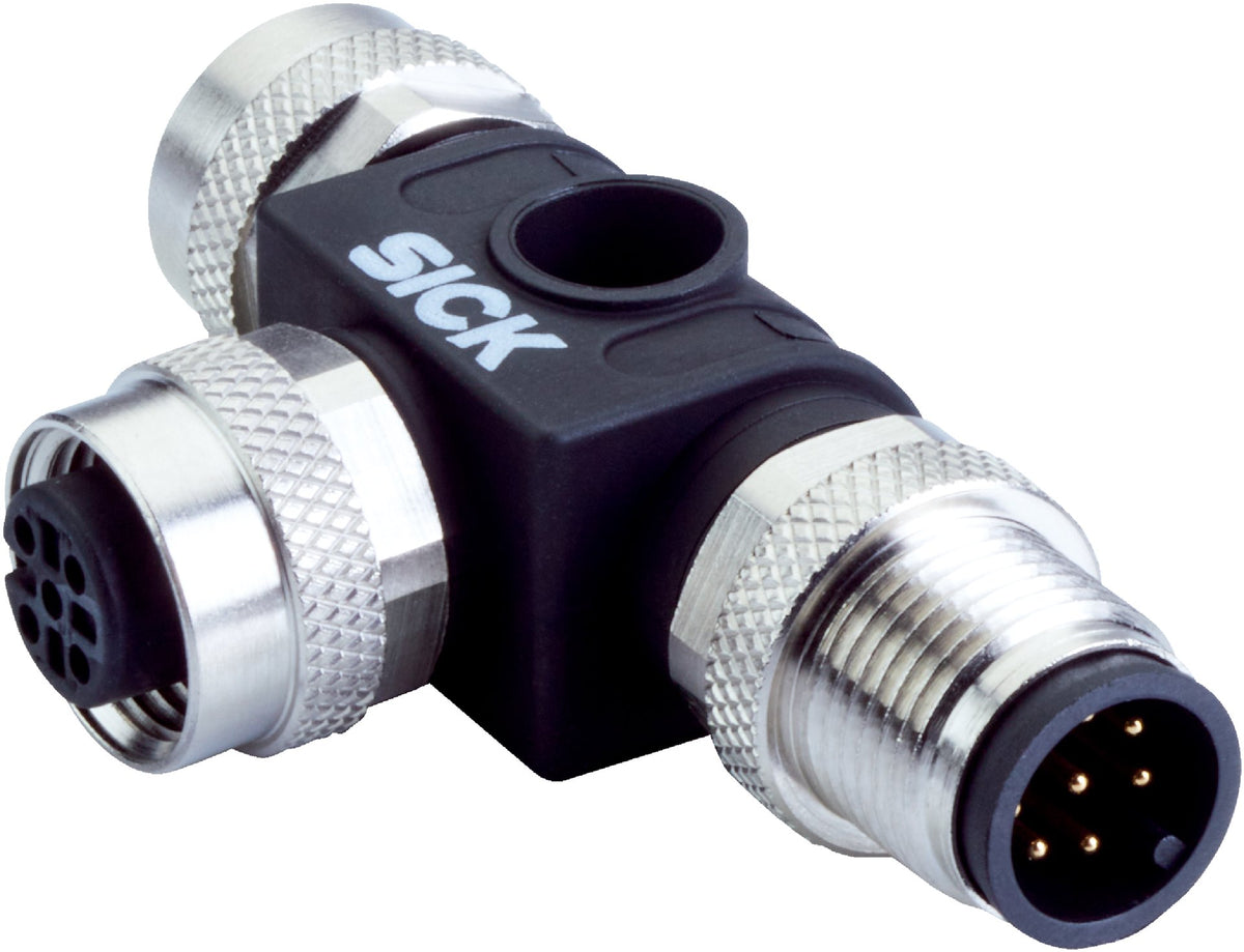 [Klever Portal:8559:b362406d6fa6] SICK Distribuidor M12 en T para MLG2 y PLC - SBO-02F12-SM1 · Imagen principal