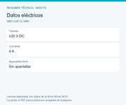 SICK Distribuidor M12 en T para MLG2 y PLC - SBO-02F12-SM1