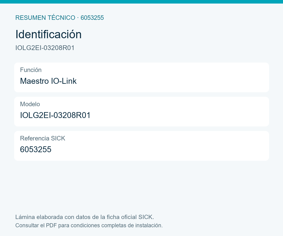 [Klever Portal:8567:0408b8b85445] SICK Maestro IO-Link EtherNet/IP - IOLG2EI-03208R01