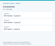 SICK Separador Ethernet y alimentación para OD5000 y DXV - SYL-1208-G0M