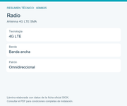 SICK Antena celular 4G LTE omnidireccional - Antenna 4G LTE SMA