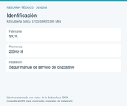 SICK Cubierta óptica de repuesto con junta y tornillos - Kit cubierta óptica S100/S300/S300 Mini