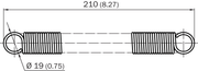 SICK Resorte tensor para interruptores de cable - iE110-PTS