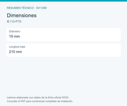 SICK Resorte tensor para interruptores de cable - iE110-PTS