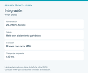 SICK Fotocélula con supresión de fondo y salida de relé - WT24-2R220