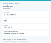 SICK Fotocélula con supresión de fondo y salida de relé - WT24-2R220