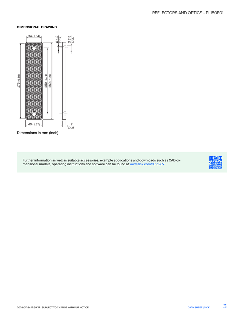 [Klever Portal:8727:c36f521b222c] SICK PL180E01