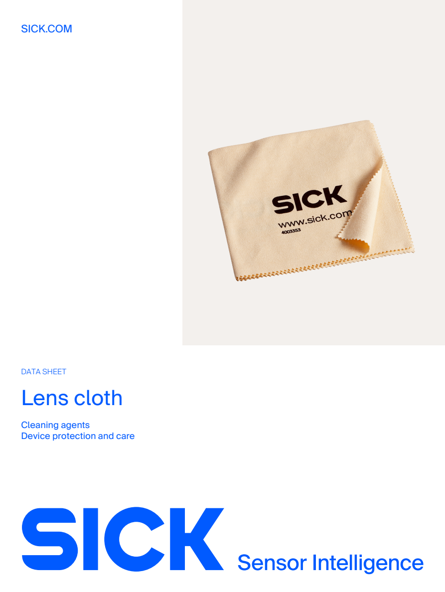 [Klever Portal:8915:2fe101d8dff7] SICK Paño de limpieza óptica