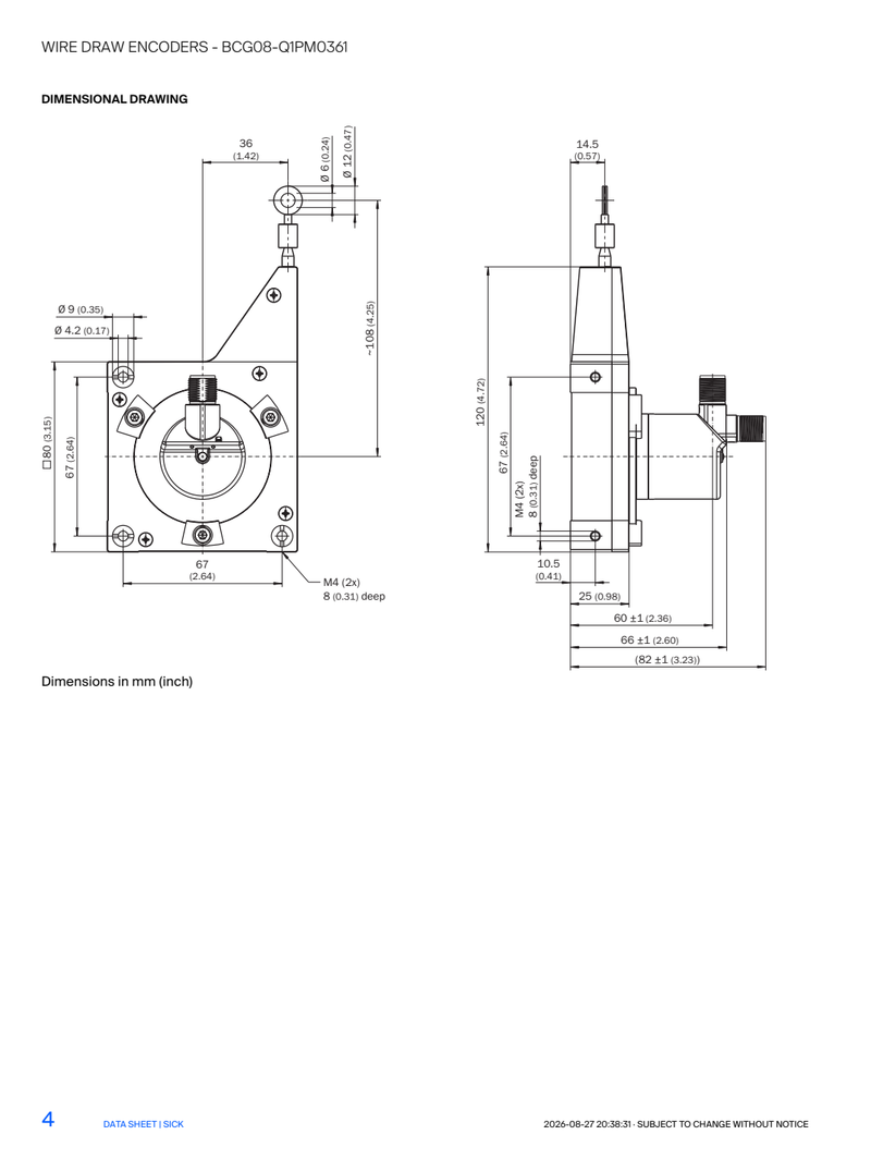 [Klever Portal:8934:3c216c9a400c] SICK BCG08-Q1PM0361