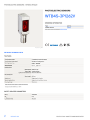 SICK WTB4S-3P1262V