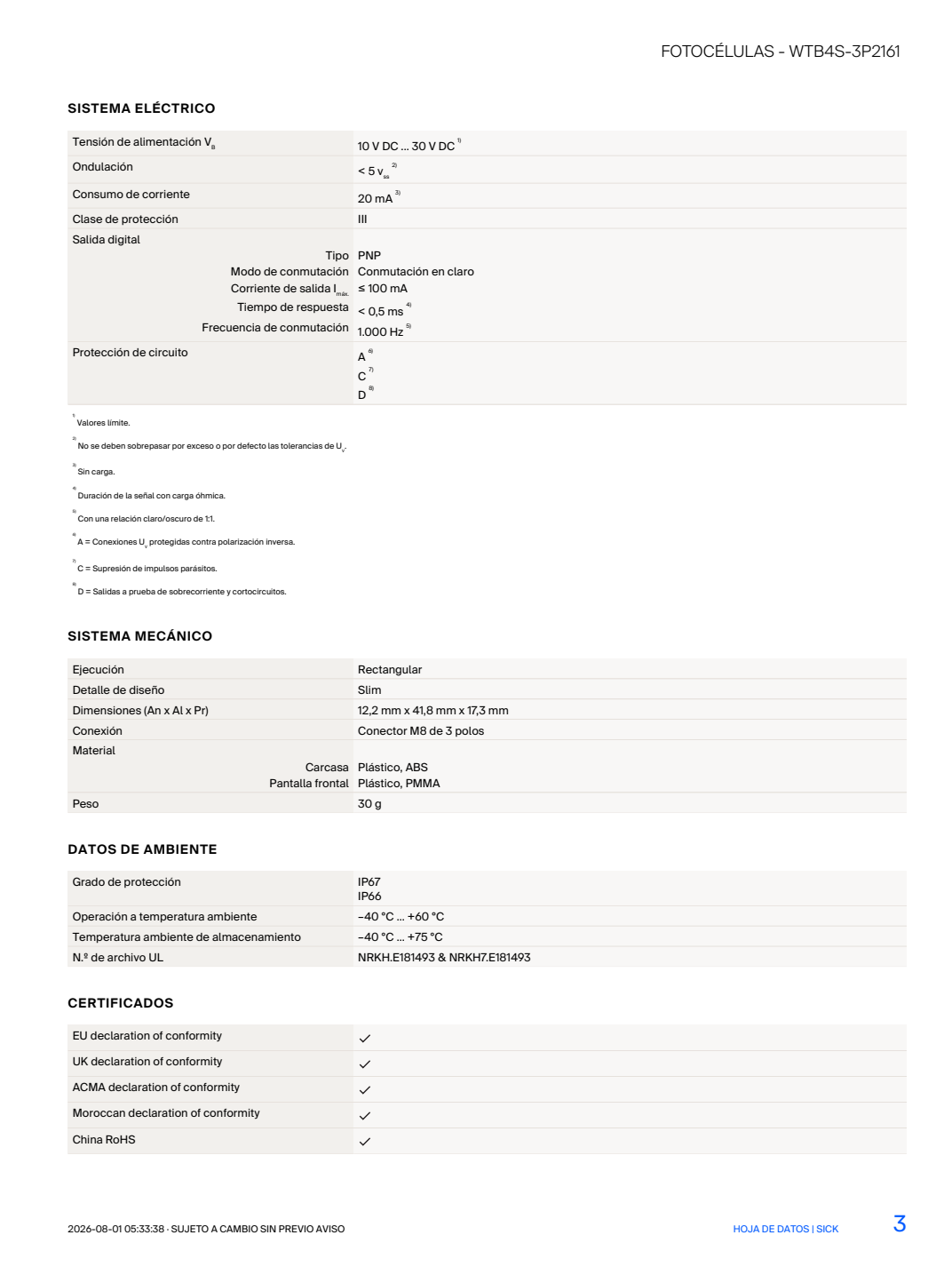 [Klever Portal:8981:4a0ea2390a77] SICK WTB4S-3P2161