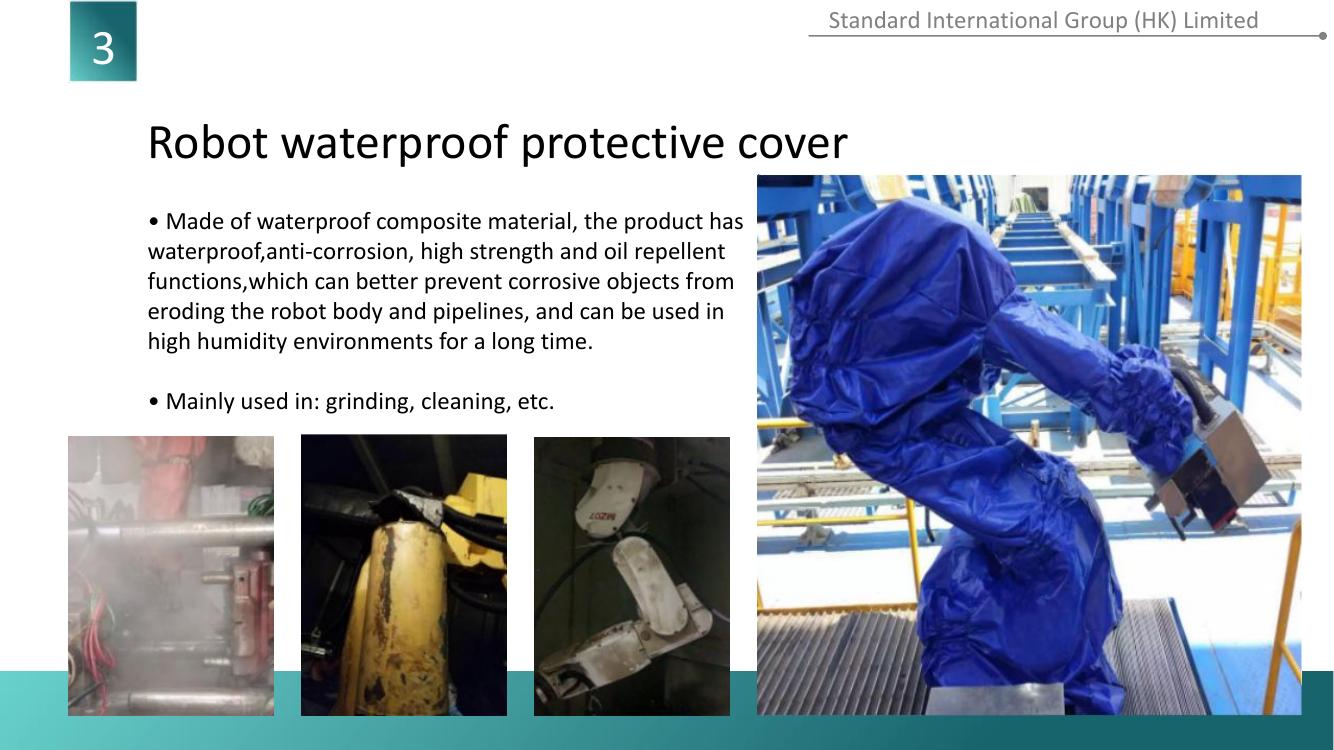 Funda impermeable para robot