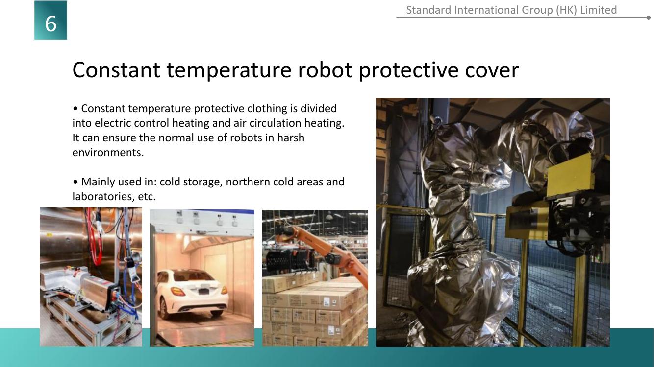 Funda climatizada para robot